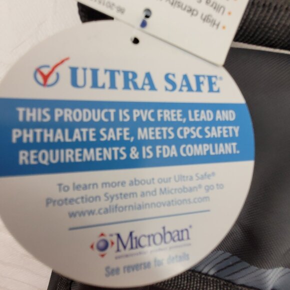 Arctic Zone Lunch Bag Zipper, Handle in Black New with Microban - Picture 4 of 13